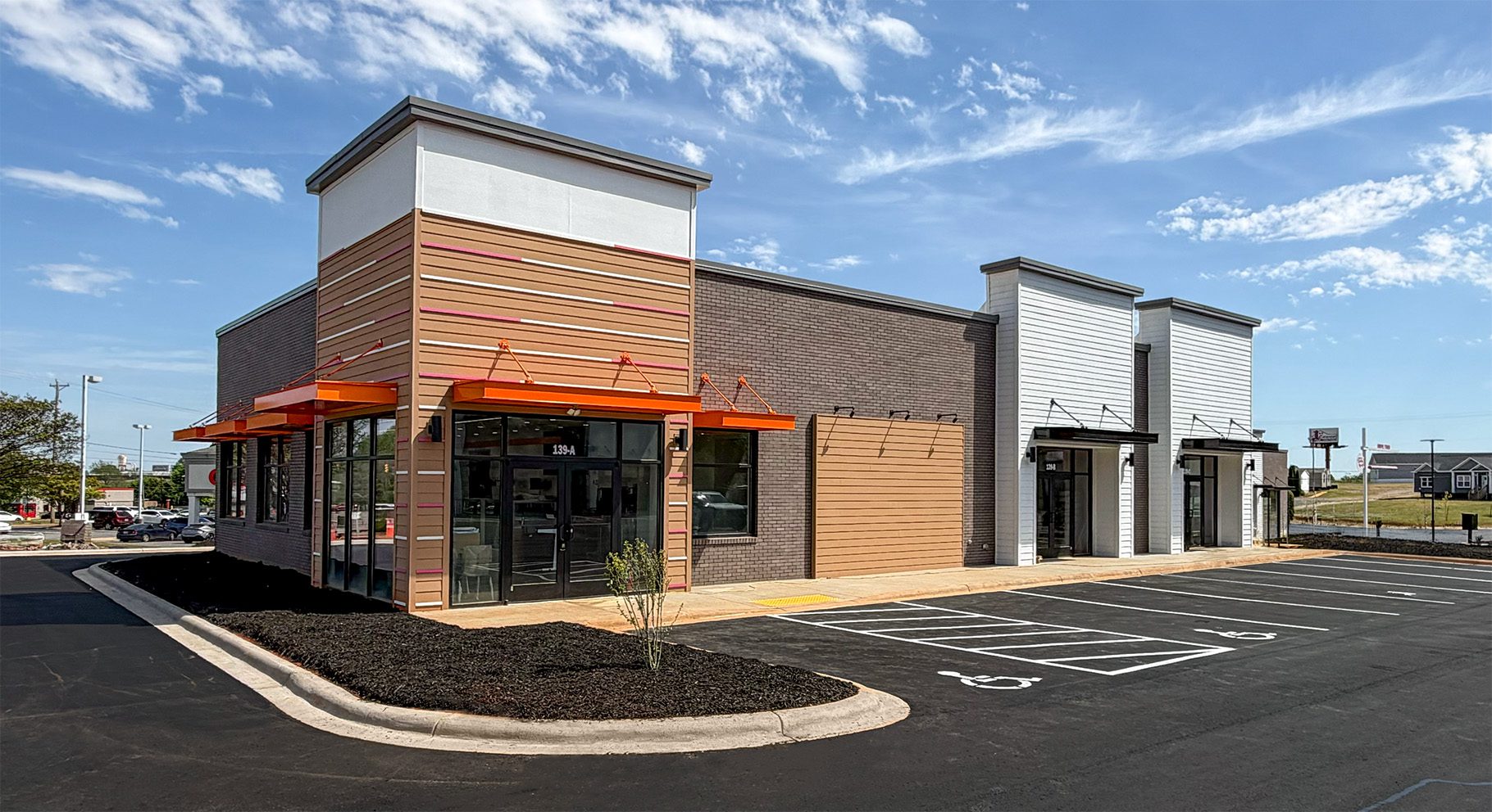 Building 1 with Dunkin at Island Ford Road in Statesville, NC