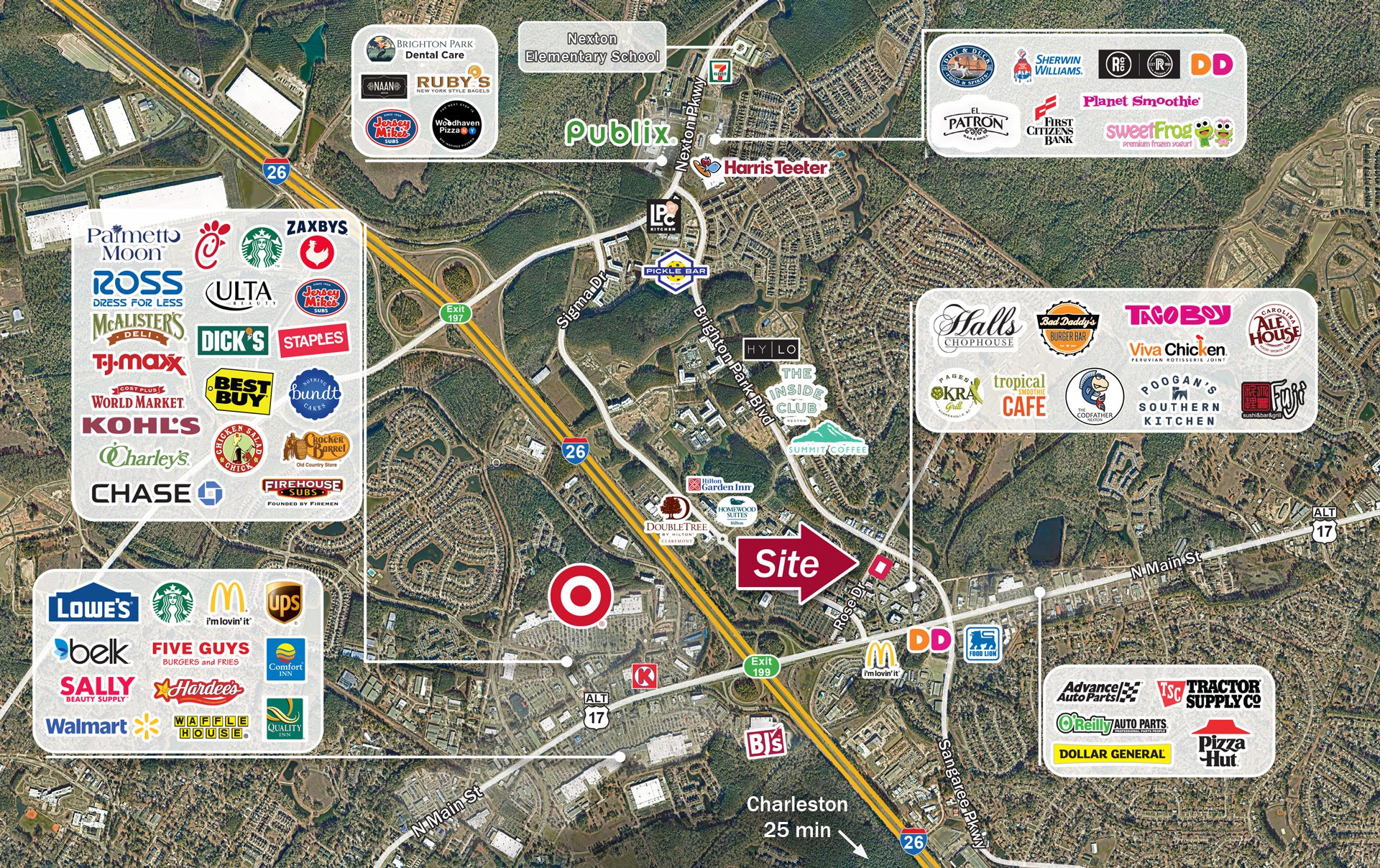 700 Nexton Square Dr Market Aerial