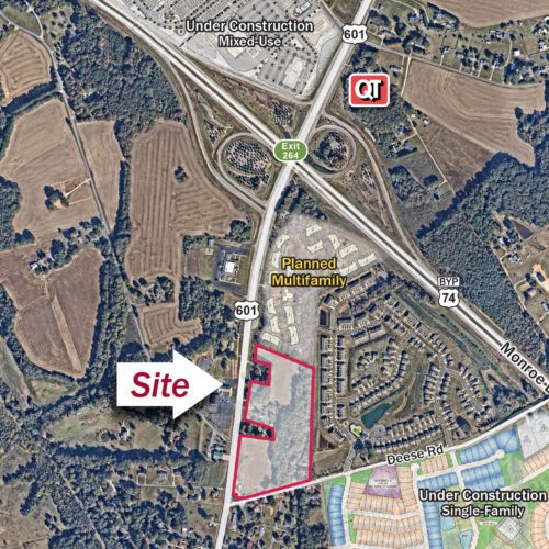 Hwy 601 Development Site Aerial