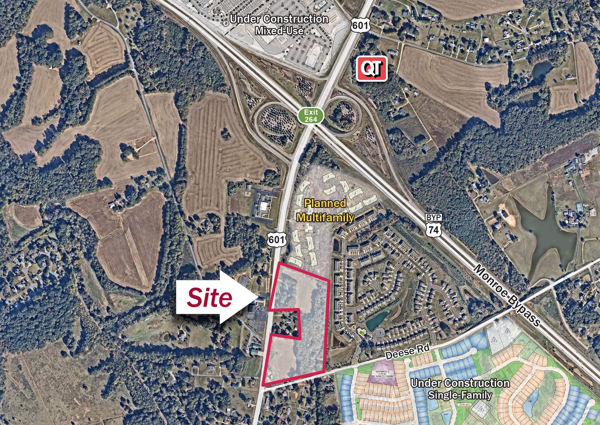 Hwy-601-Development-Site-Aerial