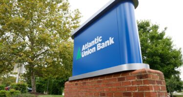 Atlantic Union Bank monument sign