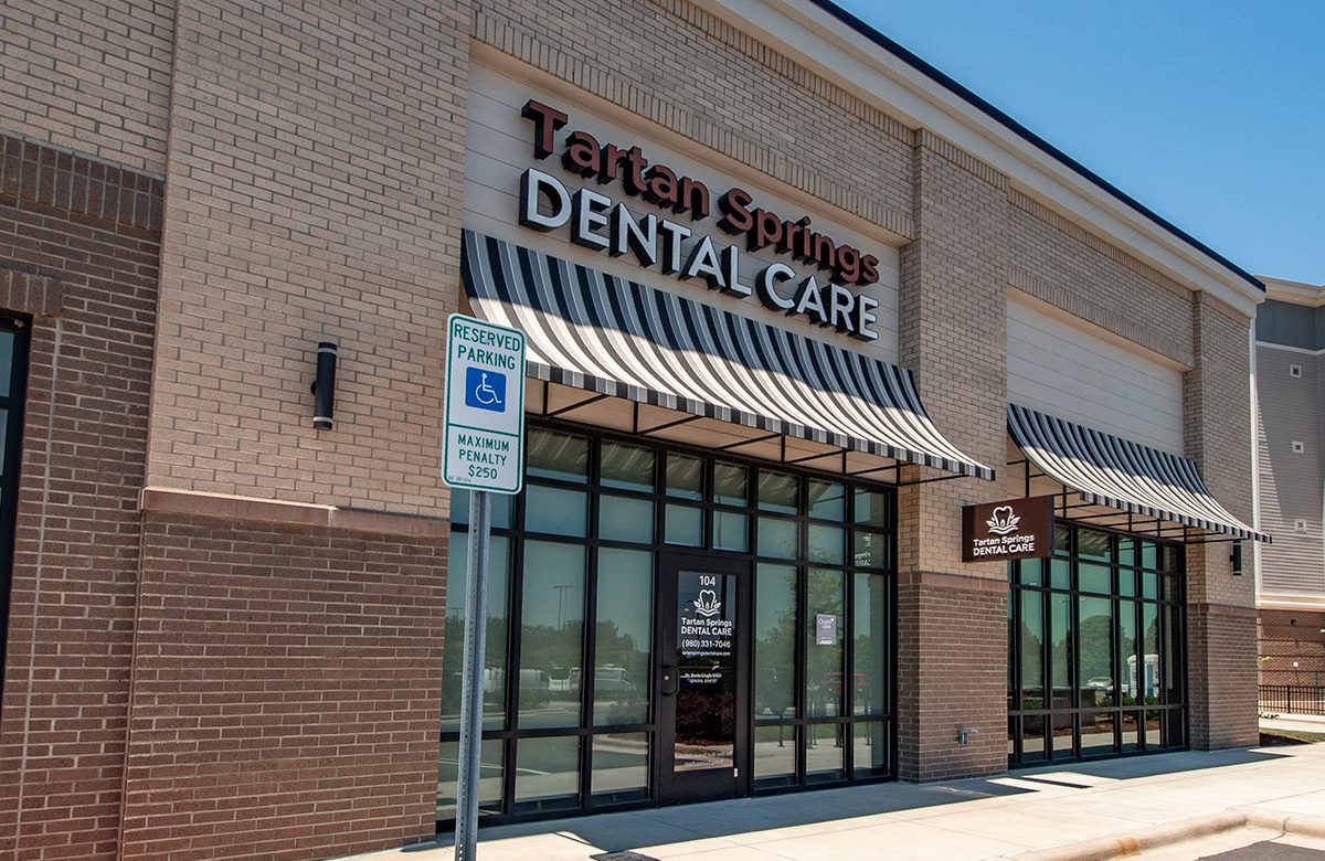 Tartan Springs Dental Car storefront in Christenbury Concord