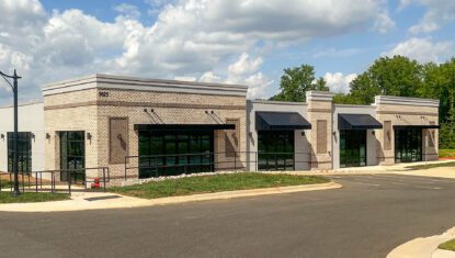 Cramerton MOB on New Hope Road exterior 1-story commercial building