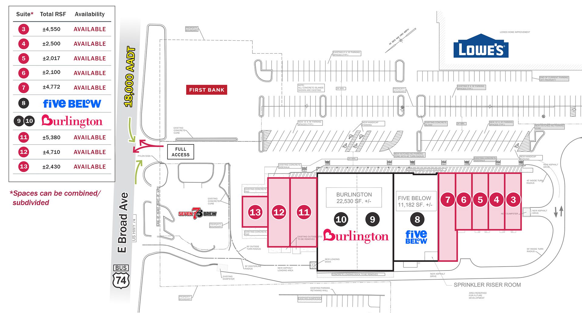 leasing plan at Rockingham Commons NC