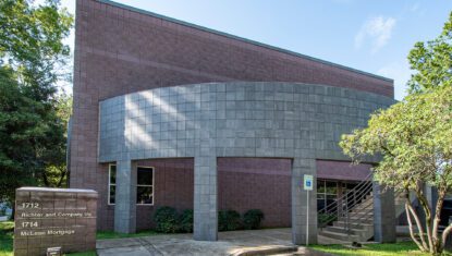 1714 East Boulevard office building 2-story gray and pink brick