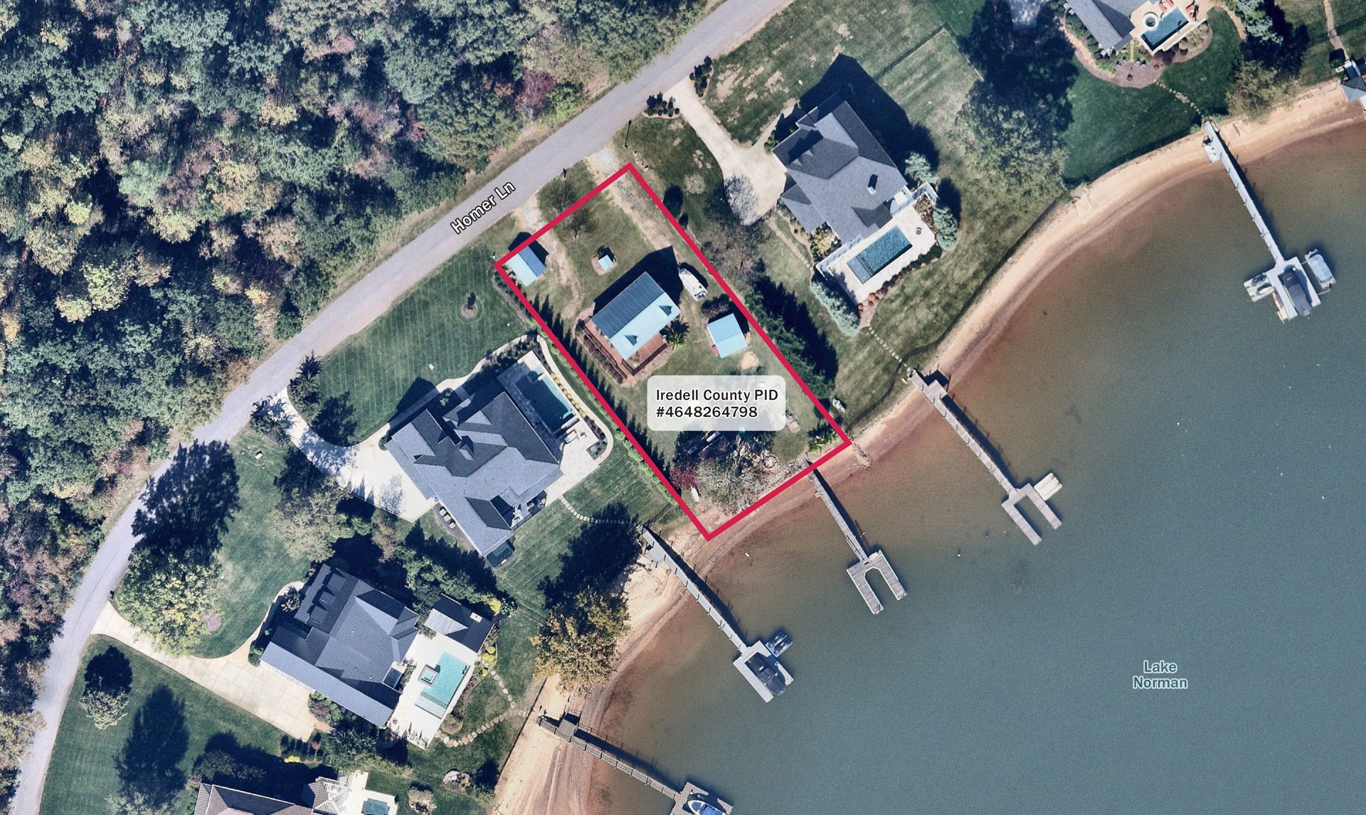 173 Homer Lane Mooresville Site Aerial