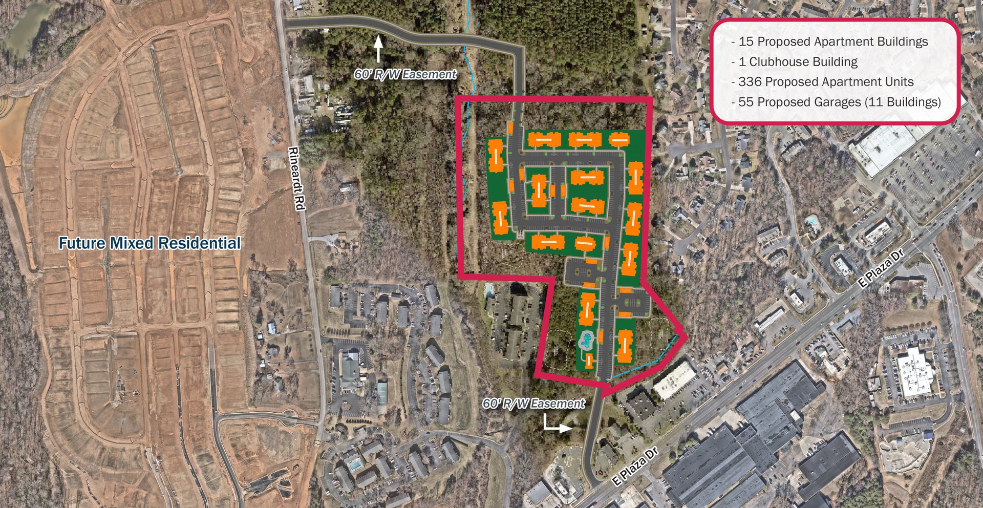 E Plaza Hwy Mooresville Conceptual Plan