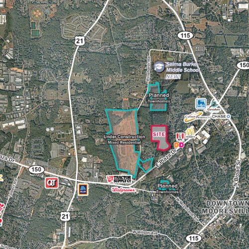 E Plaza Hwy Mooresville Site Aerial