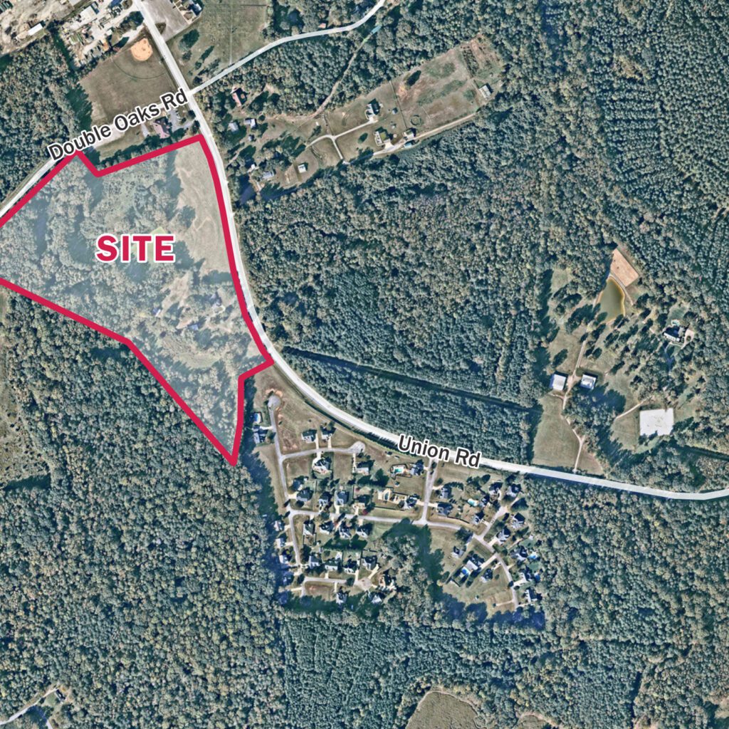 Union Road Land 32 Acre Site Aerial