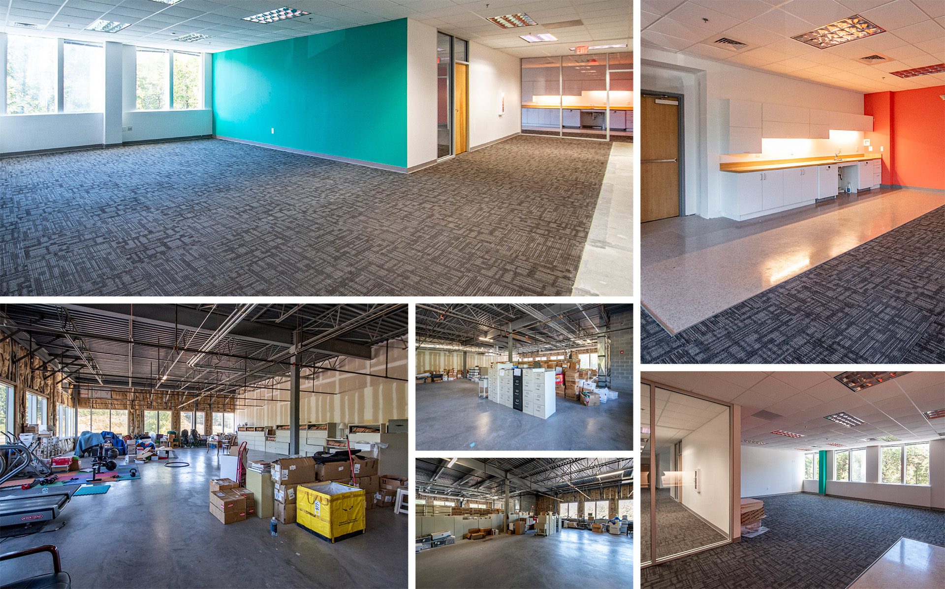 interior shell space and office in Hickory, NC