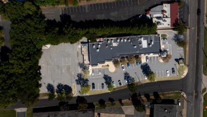 4540-4550 South Blvd Birdseye Aerial