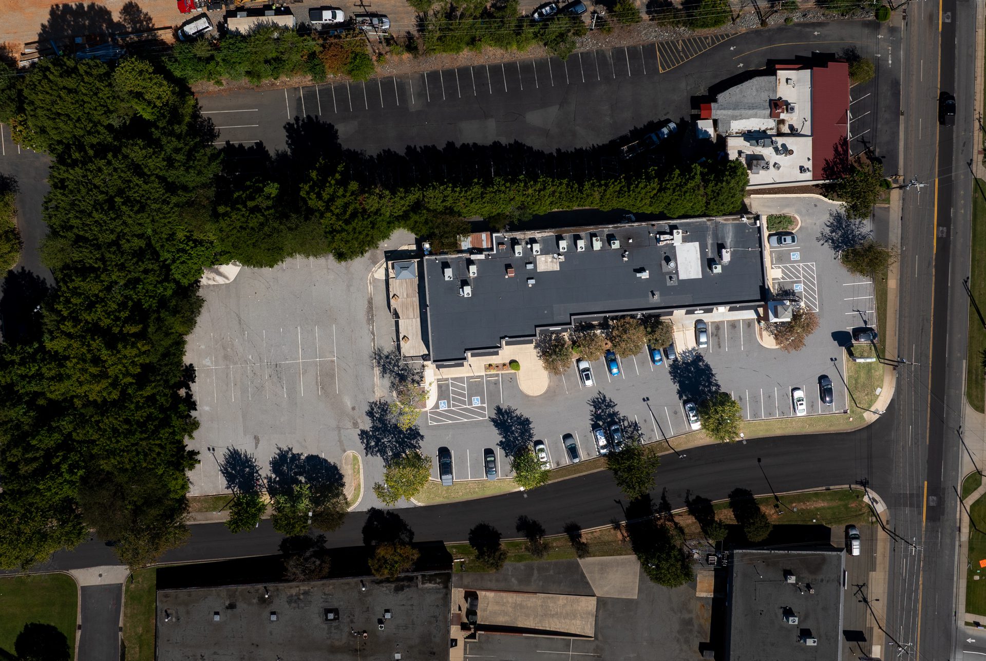 4540-4550 South Blvd Birdseye Aerial
