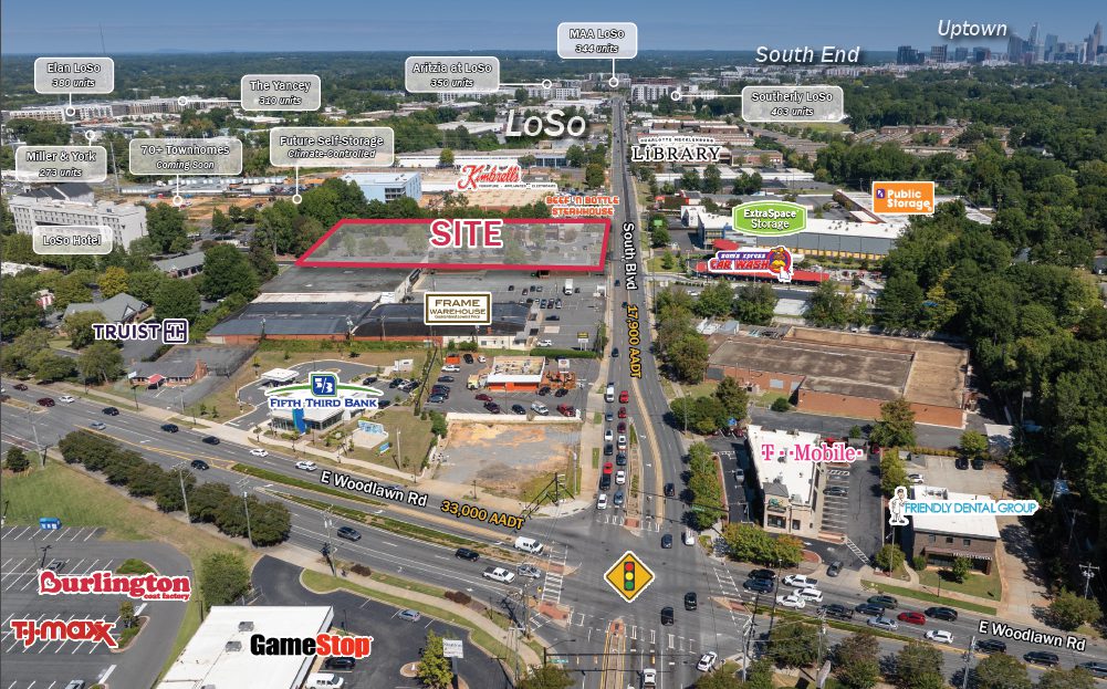 4540–4550 South Blvd Aerial
