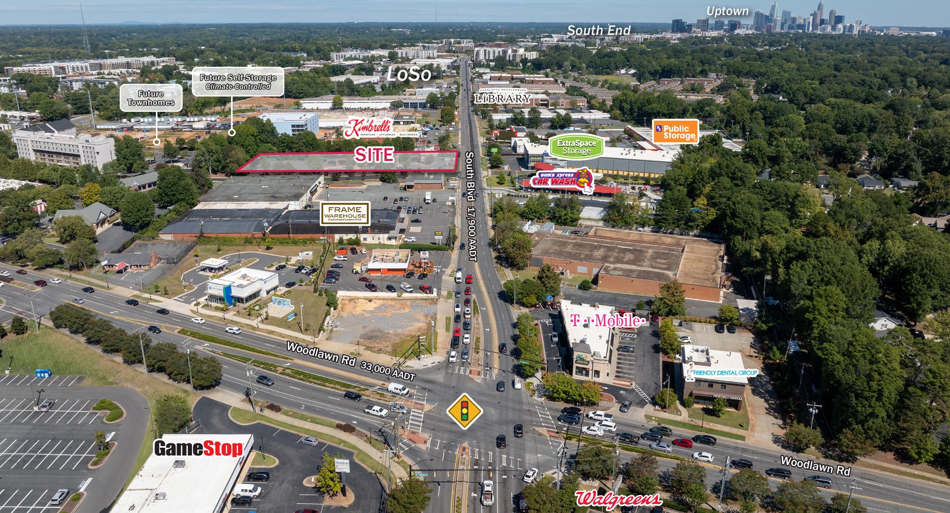 LoSo Retail Site Aerial